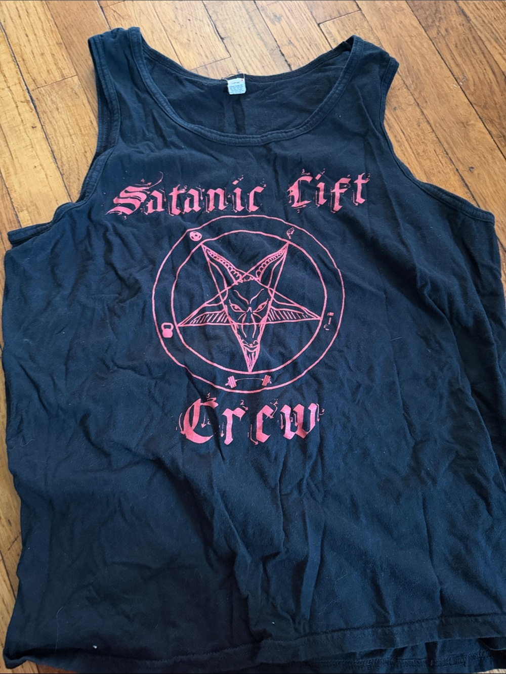 Satanic lift crew shirt no tag best fit L